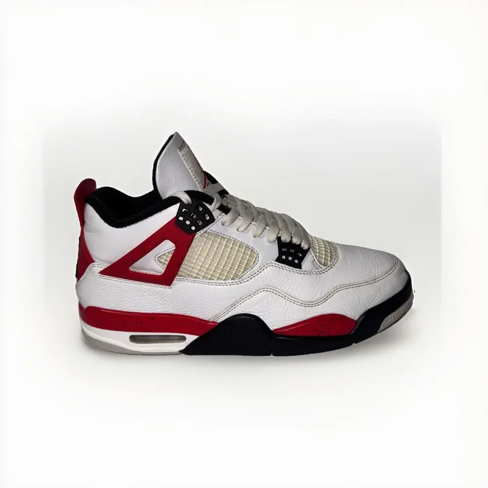 Nike Air Jordan 4 IV Retro Red Cement Mens Size 11 White Fire Black DH6927-161